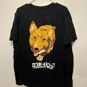 Black Cowboy Bebop Dog T-Shirt